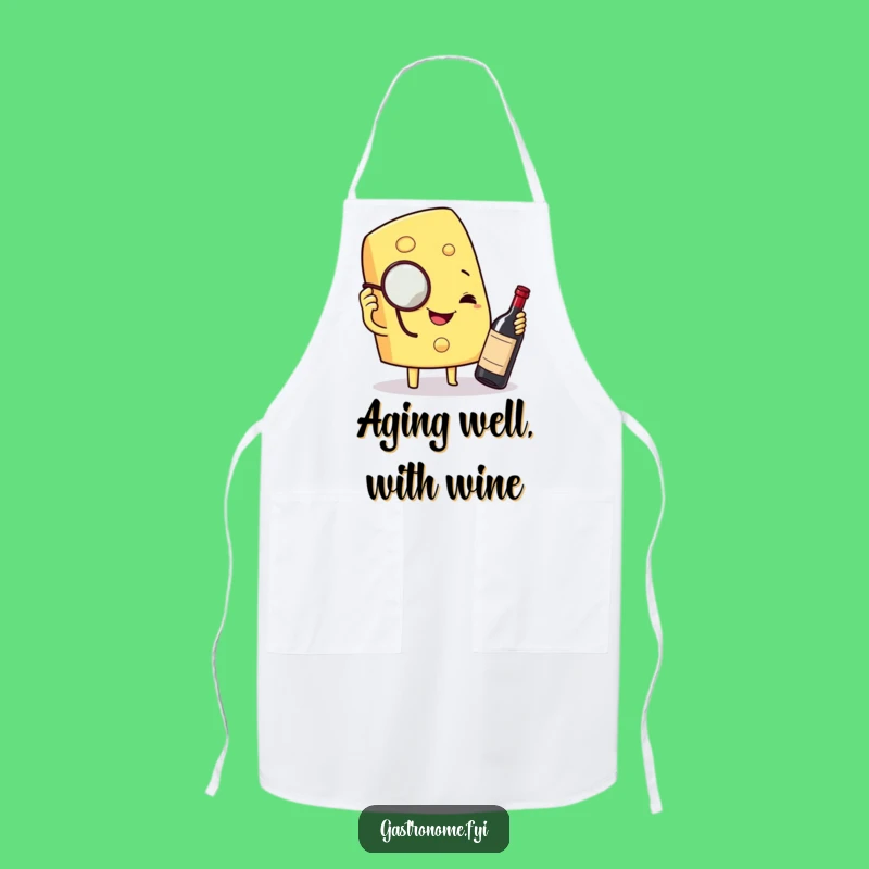 Funny Cheese Connoisseur Chef Apron: Cook with Gourmet Humor, Perfect Funny Gift