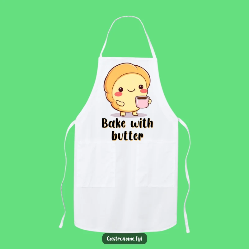 Funny Croissant Coffee Apron - Breakfast Chef Style Gift