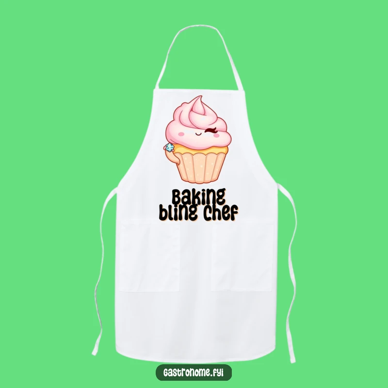 Funny Baker's Apron: Bake Sweetness with Cupcake Charm