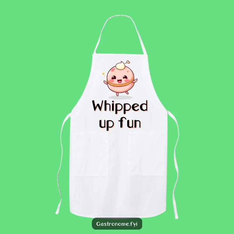 Funny Giggling Macaroon Apron - Kitchen Fun for the Sweet-Toothed Funny Gift
