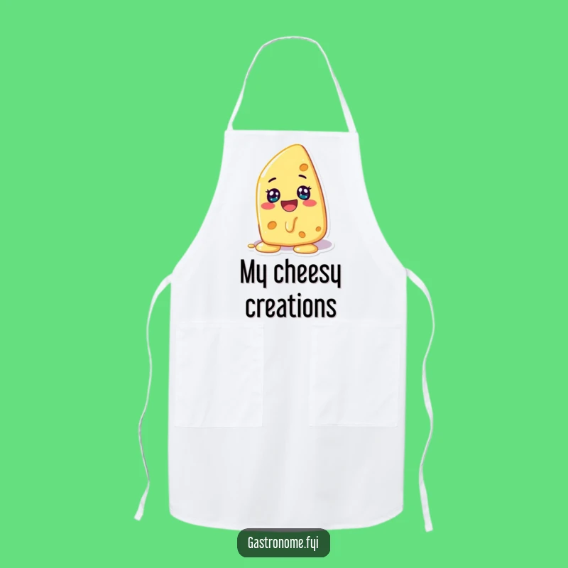 Funny Melting Cheese Apron: Cook with Cheesy Delight!