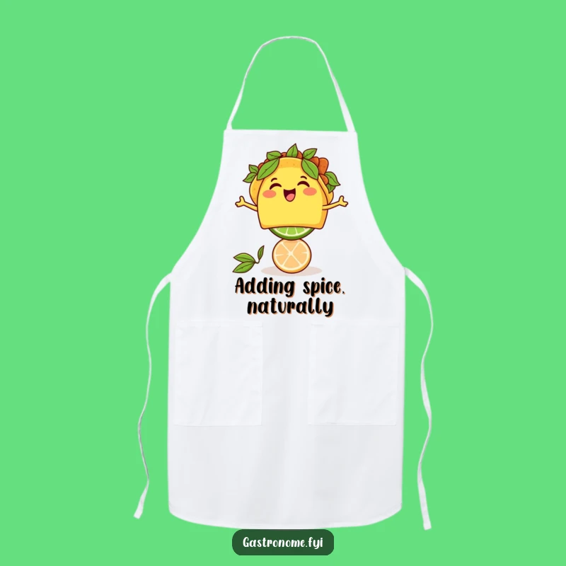Funny Taco Lime Apron: Cook Up Fun with Taco Flair