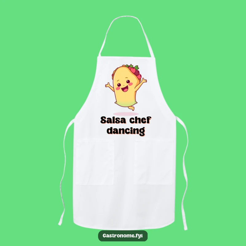Funny Taco Dance Apron: Cook with Spice and Fun, Ideal Funny Gift for Chefs