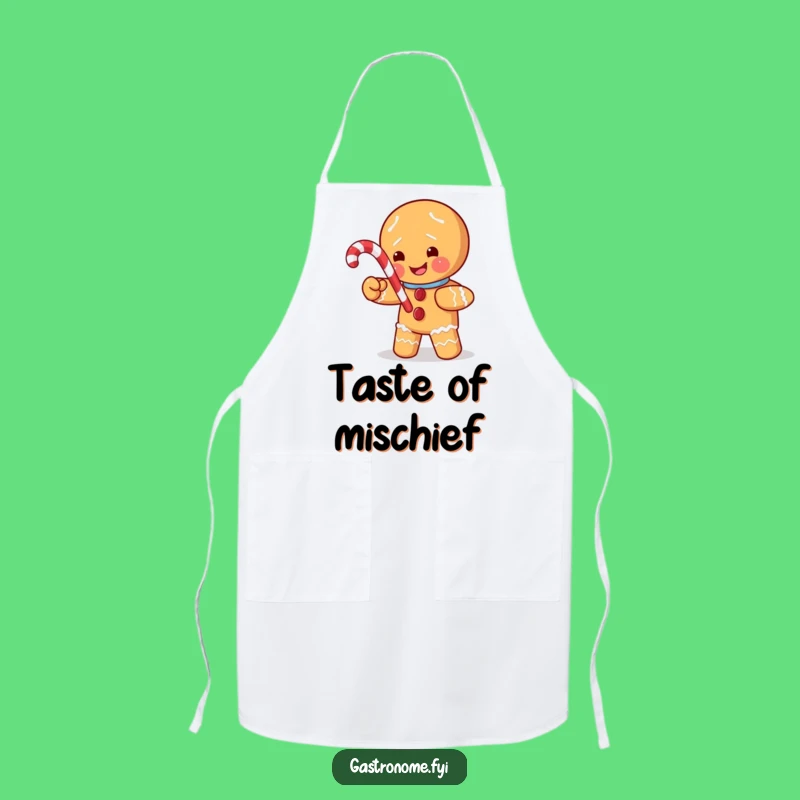Funny Gingerbread Man Apron: Bake with Mischief, Perfect Funny Gift