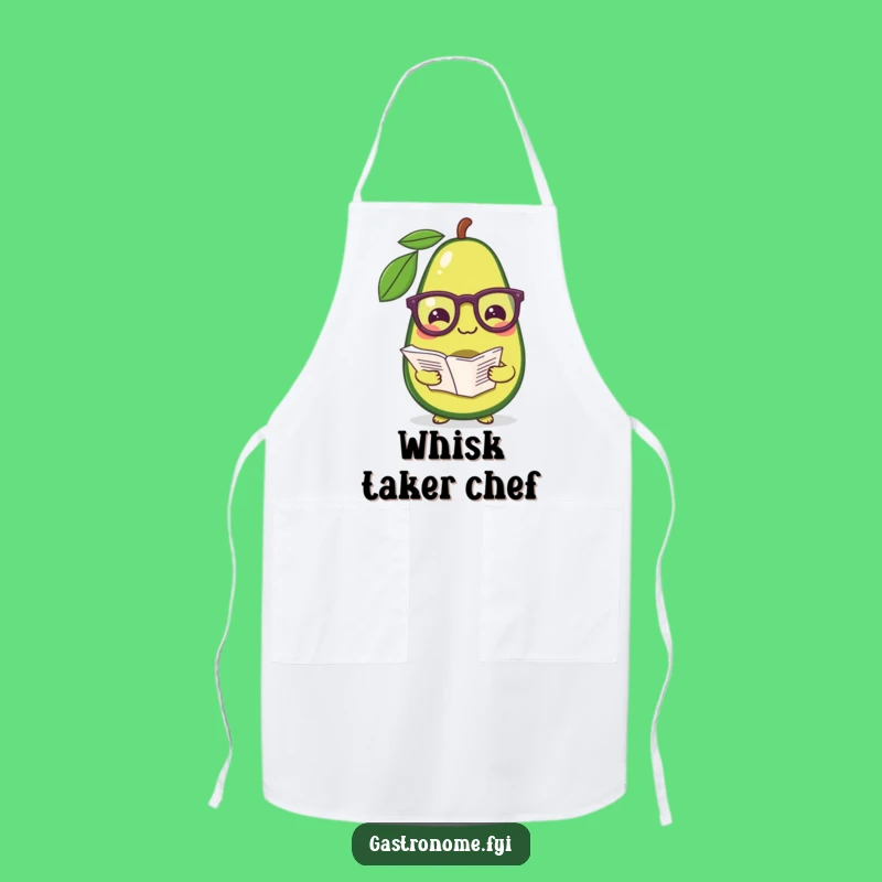 Funny Avocado Apron: A Pleased Chef's Recipe Master, Perfect Humorous Cooking Gift!