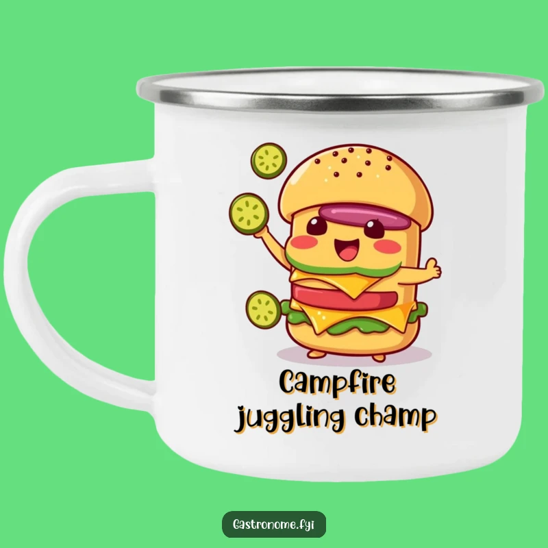Funny Cheeseburger Camping Mug: Burger Fun On The Go, A Hilarious Gift