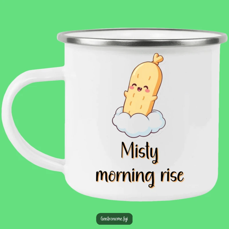 Funny Baguette Cloud Camping Mug: Bakery Bliss Mug, Perfect Funny Gift