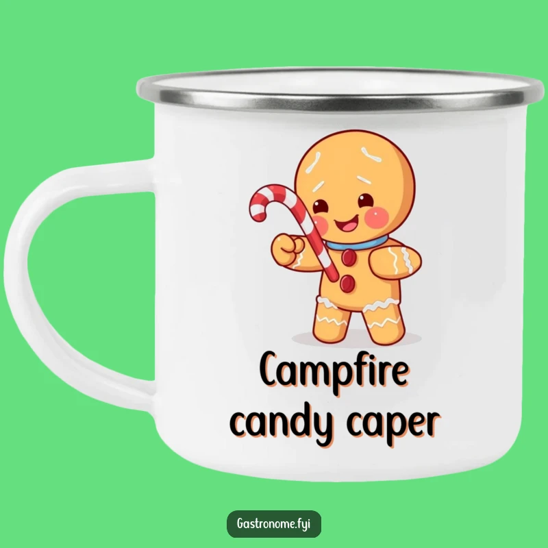 Funny Gingerbread Man Camping Mug: Holiday Cheer Mug, Perfect Funny Gift