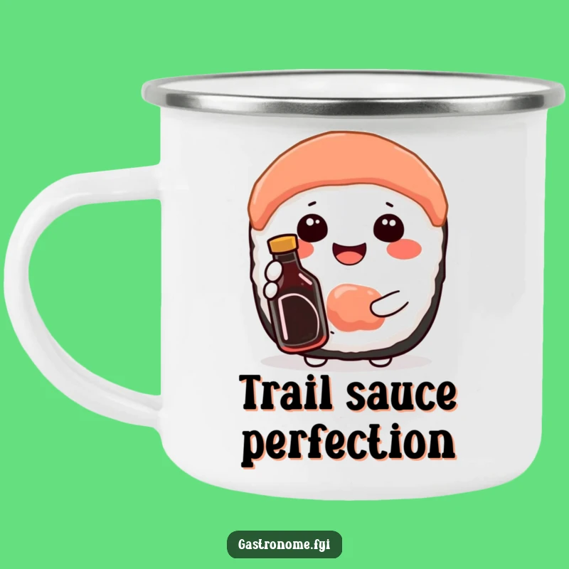 Funny Sushi Camping Mug: Enjoy Your Campfire Rolls