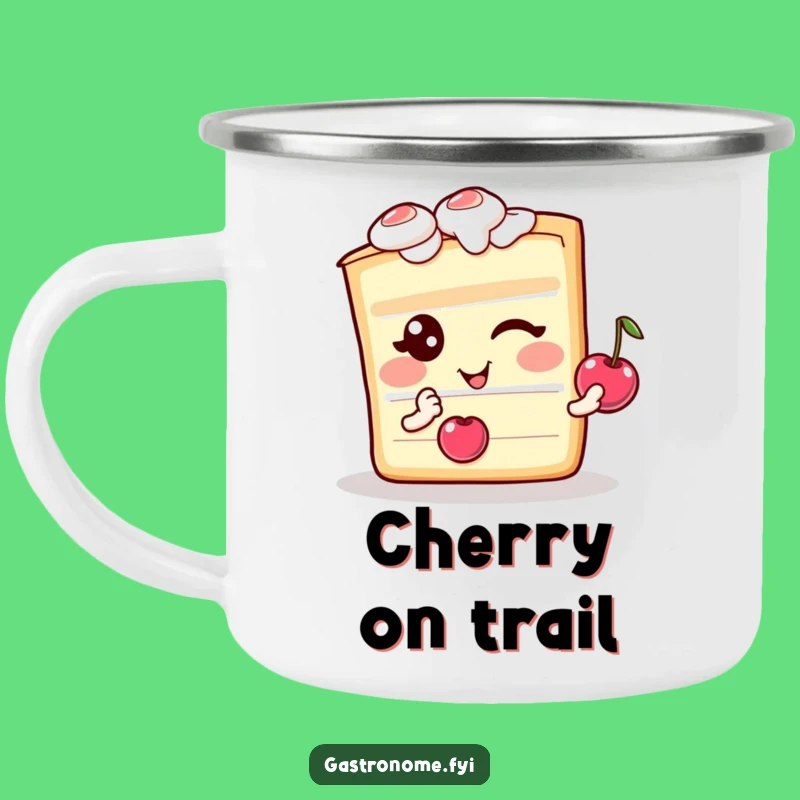 Funny Winking Cake Camping Mug - Adventure Fuel with a Hilarious Funny Gift