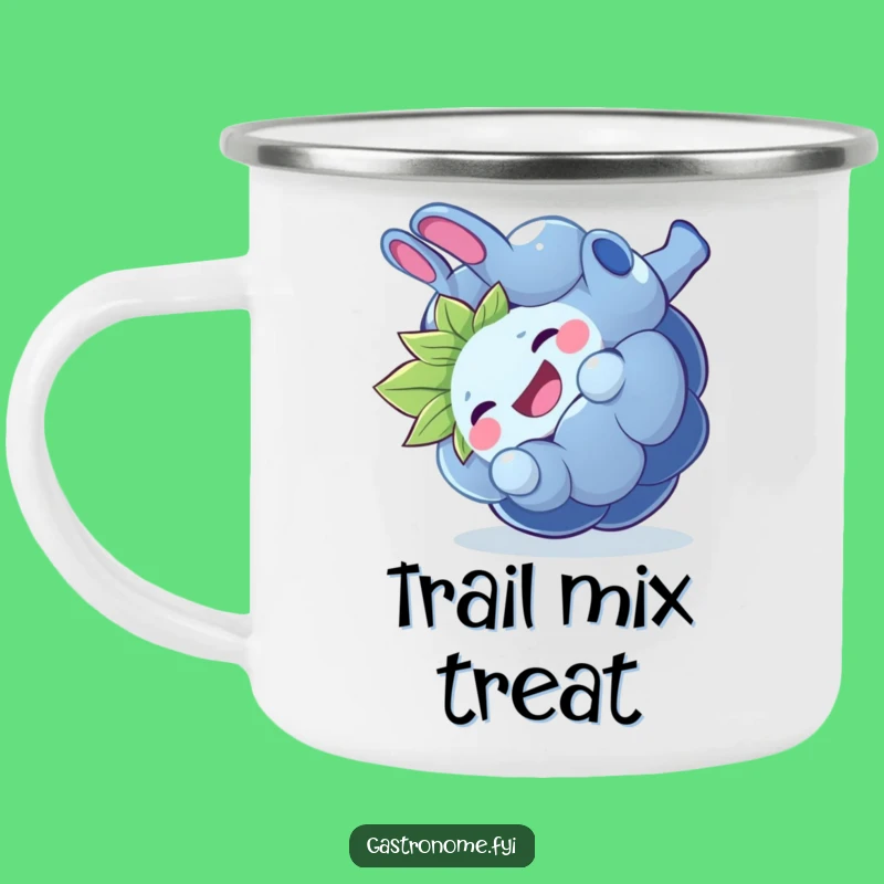 Funny Giggling Blueberry Camping Mug, Outdoor Fruit Drinkware