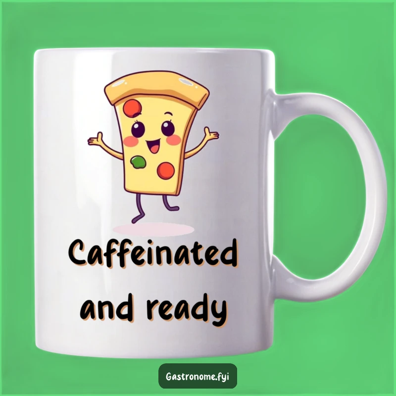 Funny Pizza Dancer Mug: Hilarious Foodie Gift for Pizza Lovers