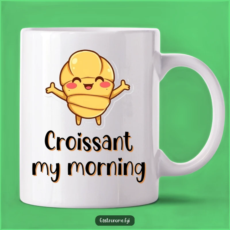 Funny Croissant Hug Mug: Deliciously Amusing Gift for Pastry Lovers