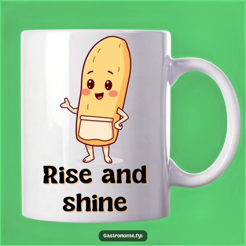 Funny Baguette Apron Mug: Proud Baker, Perfect Funny Gift for Food Lovers