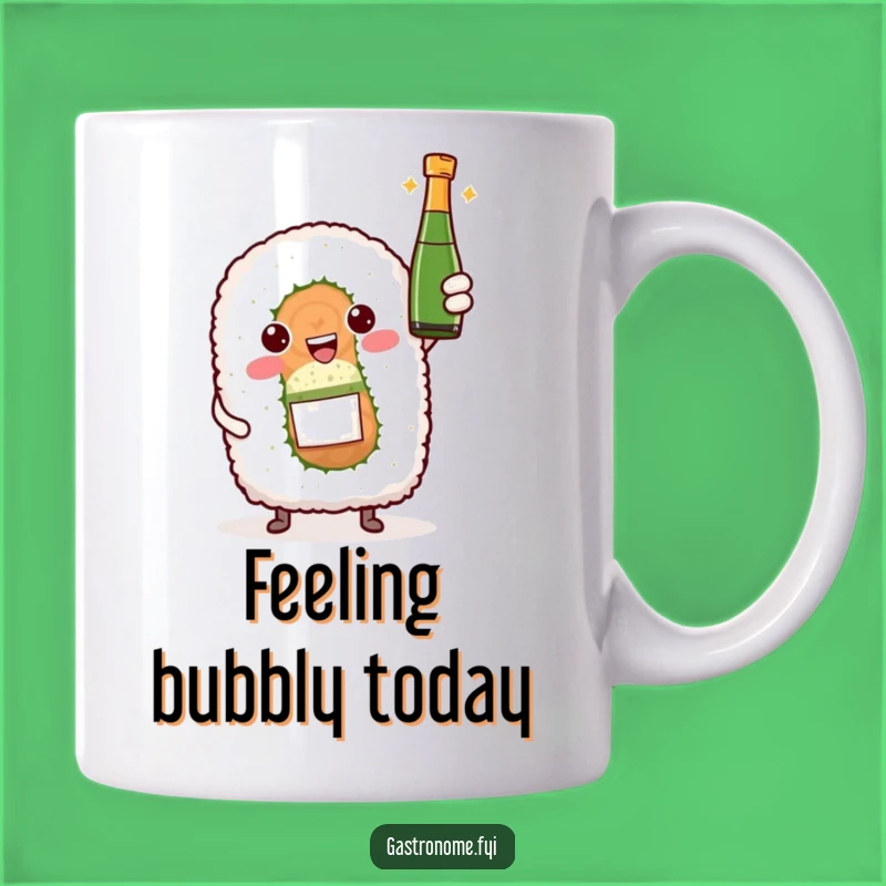 Funny Sushi Wine Mug - Celebrate with a Quirky Foodie Gift
