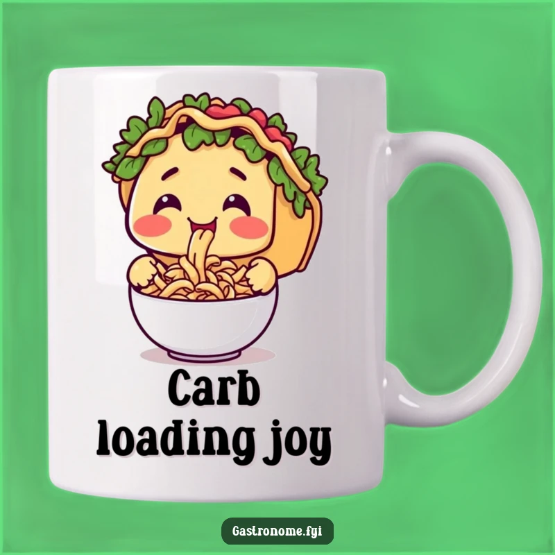 Funny Taco Pasta Slurp Mug - Hilarious Foodie Fusion Gift