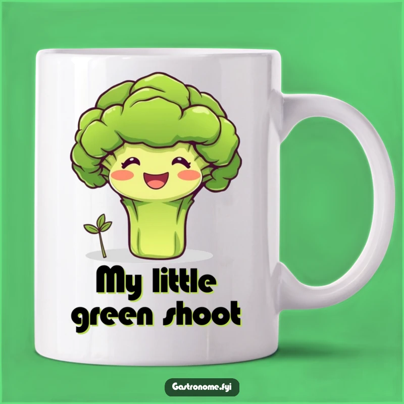 Funny Broccoli Parent Mug: Proud Veggie Dad/Mom, Perfect Funny Gift for Healthy Humor