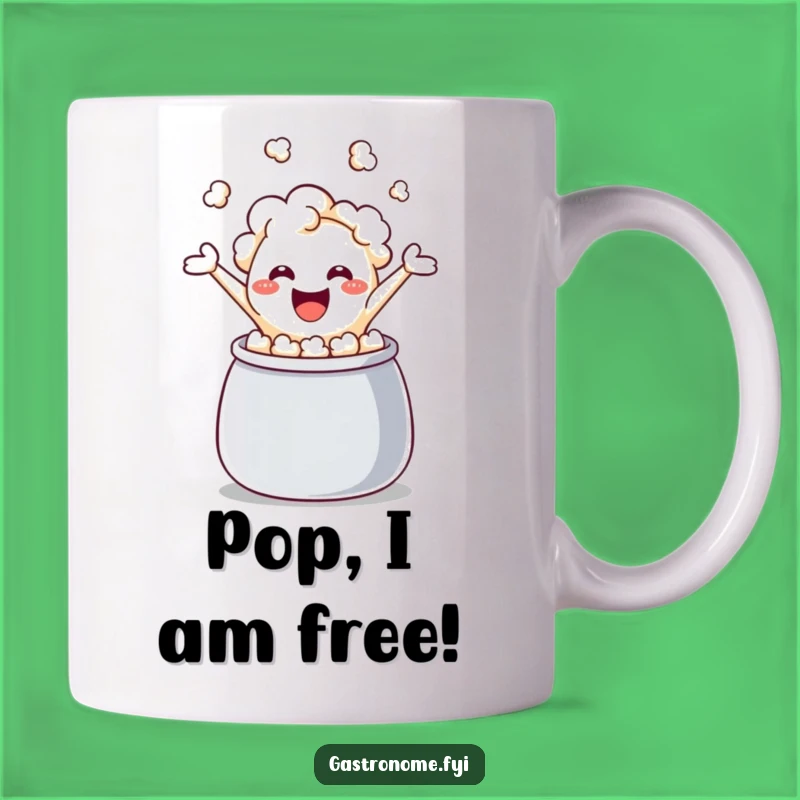 Funny Giggling Popcorn Kernel Mug - The Ultimate Funny Snack Gift