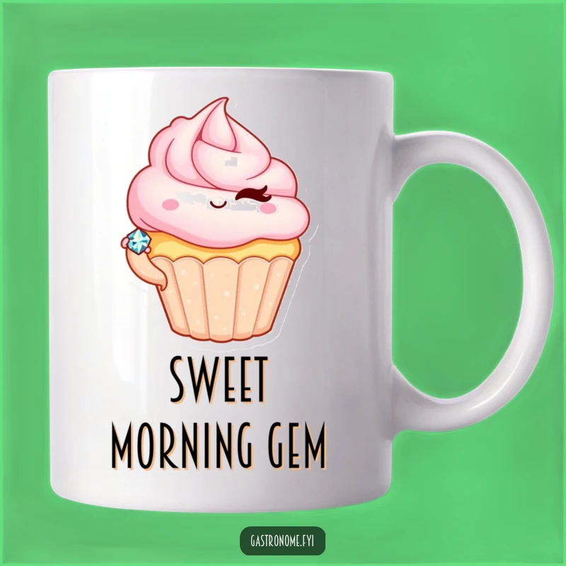 Funny Cupcake Jewel Mug: Hilarious Sweet Treat Gift for Her