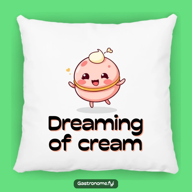 Funny Giggling Macaroon Pillow - Cozy Playful Comfort - Perfect Funny Gift