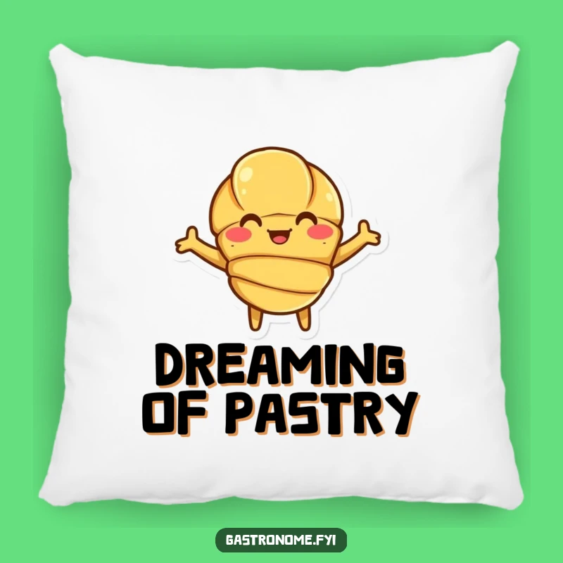 Funny Croissant Hug Pillow: Cozy Pastry Accent for Foodie Homes