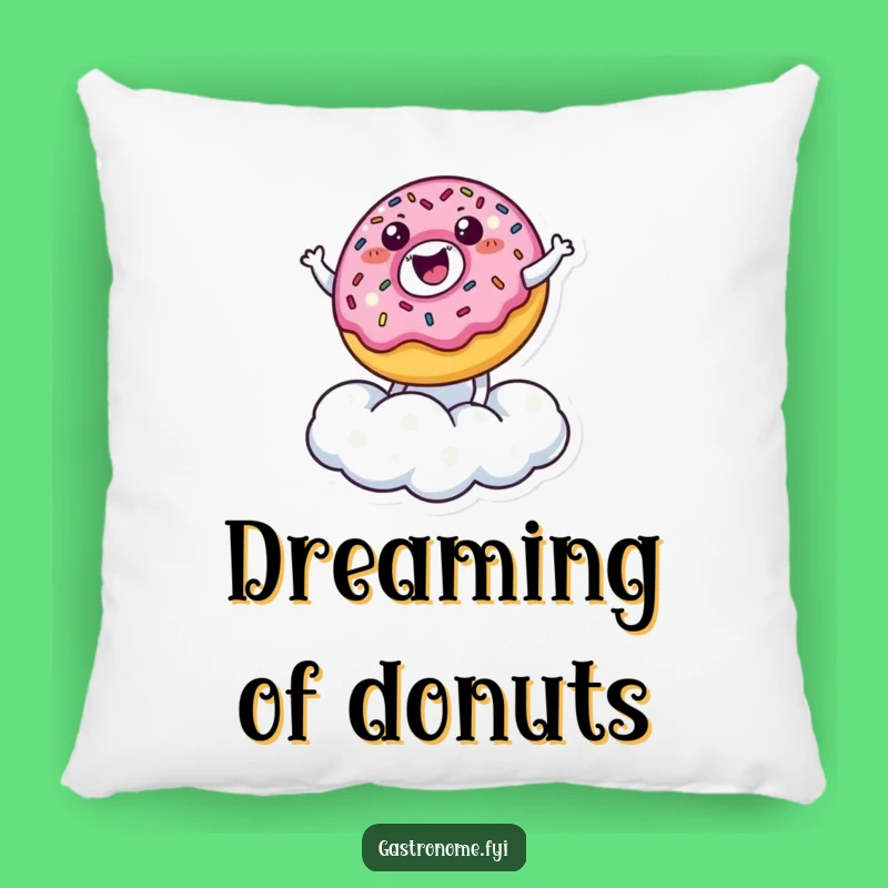 Funny Donut Cloud Bouncer Pillow: Cuddle Up With Sweet Joy - Funny Gift