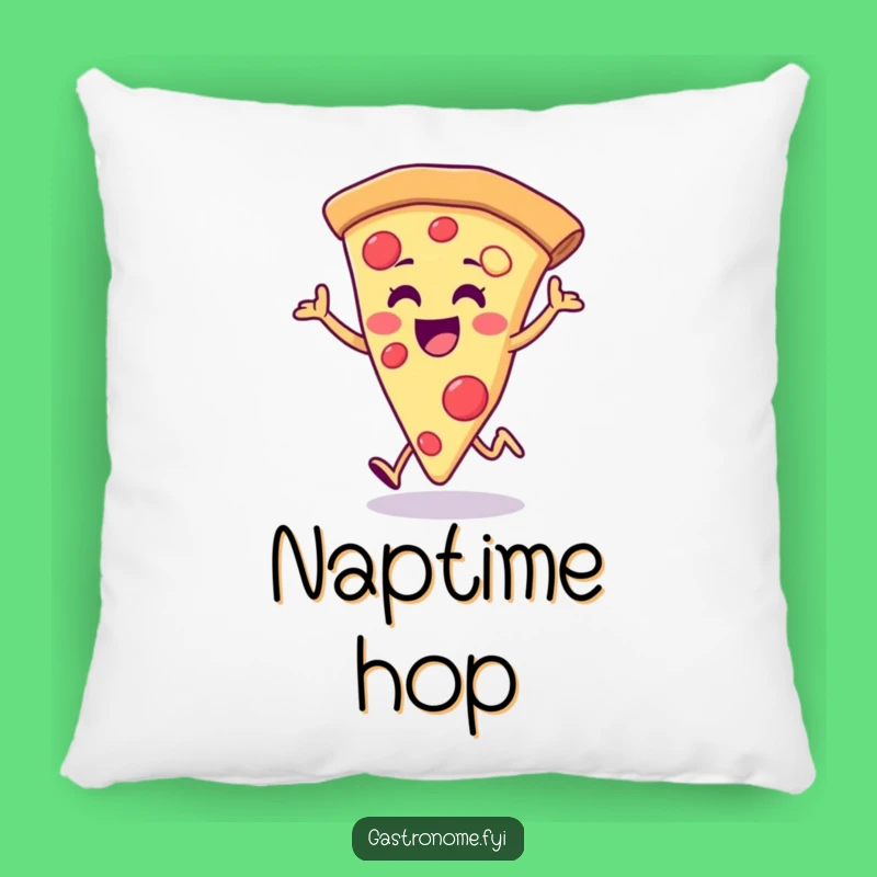 Funny Pizza Pillow: Cozy Fun, Happy Hopping Slice, Perfect Funny Gift