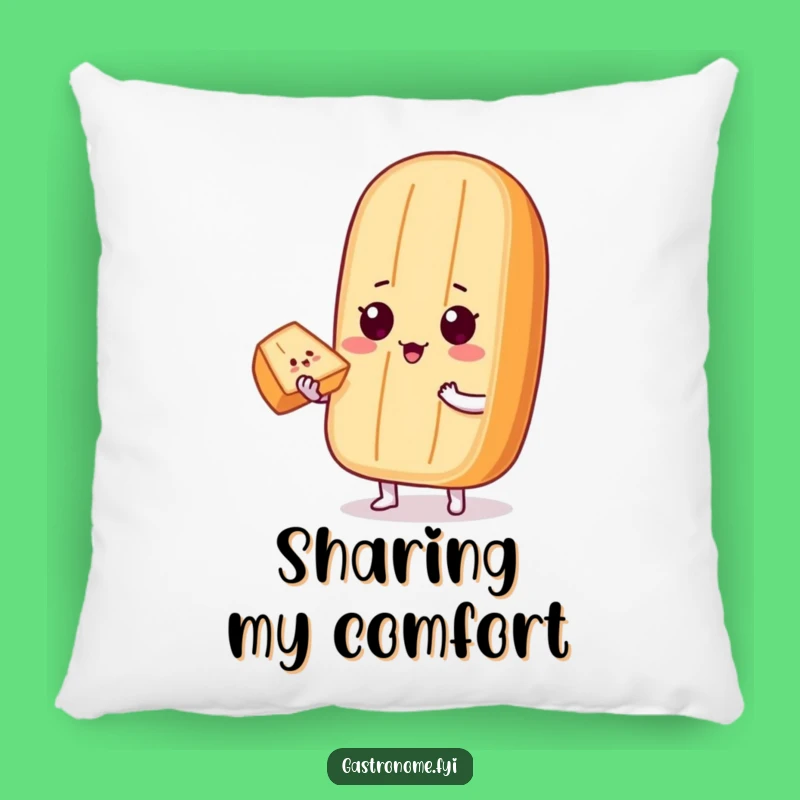 Funny Baguette Slice Pillow: Cuddle Up With Generosity - Wonderful Funny Gift