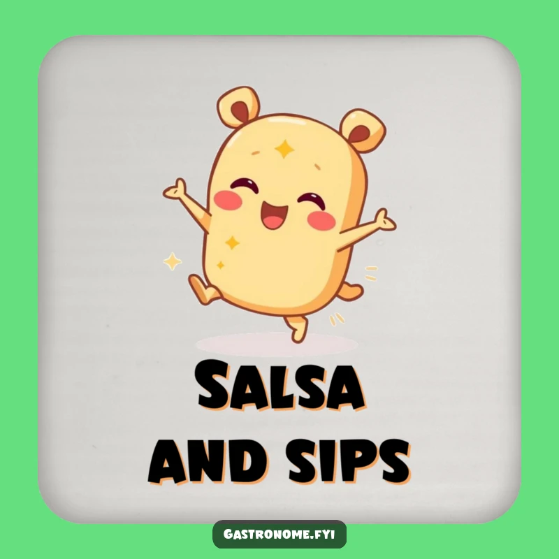 Funny Burrito Dance Coaster: Protect Your Table with Fiesta!