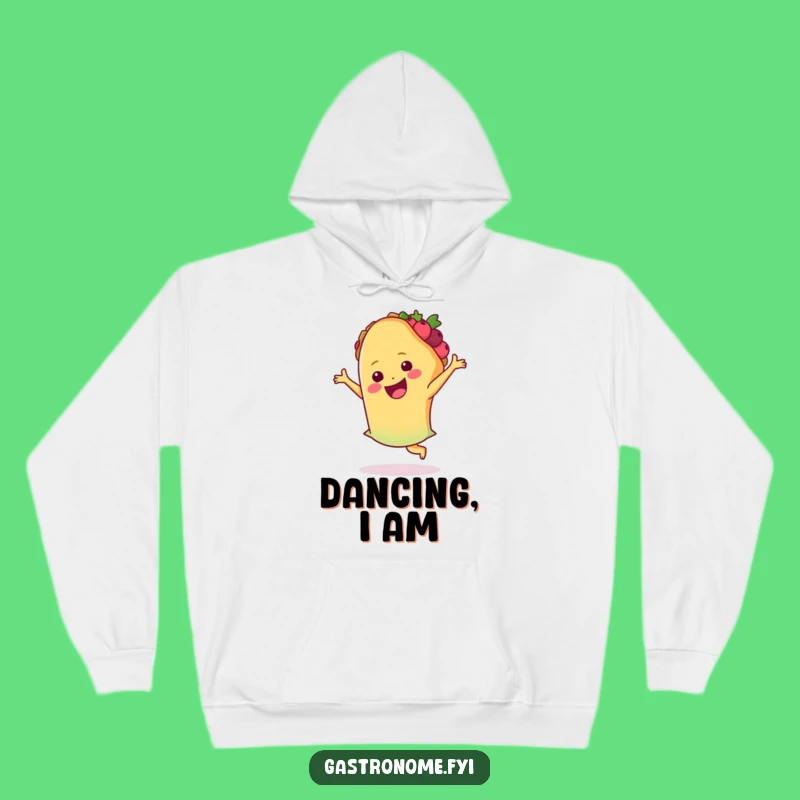 Funny Taco Dance Hoodie: Cozy Fiesta Vibes, Perfect Funny Gift for Taco Lovers