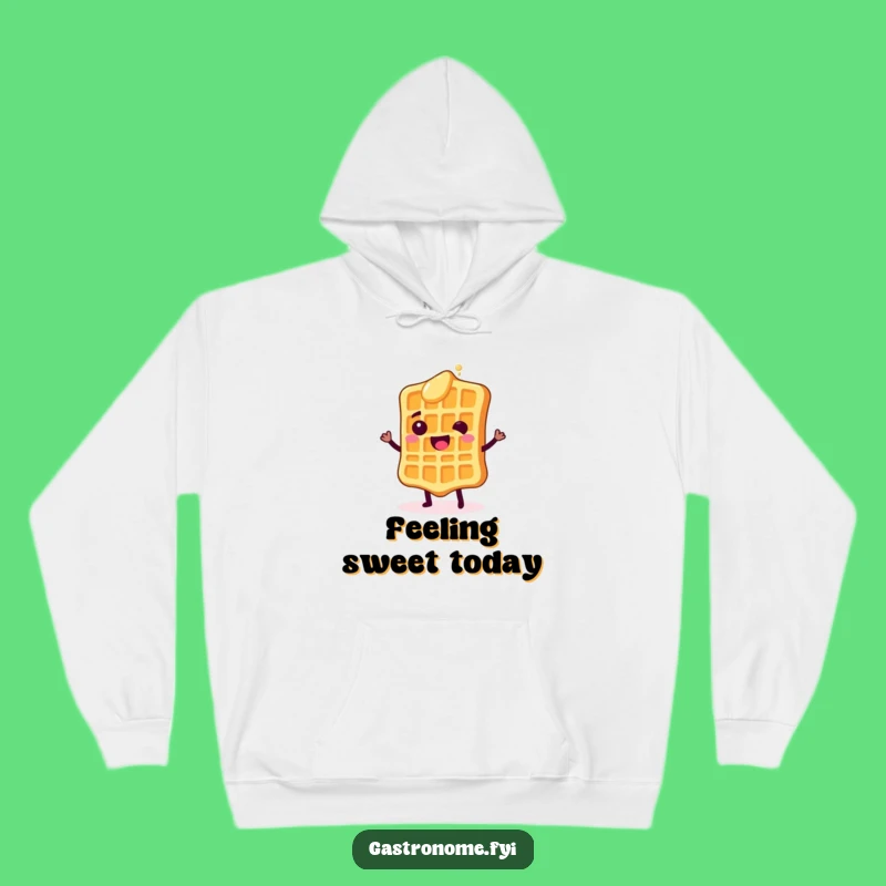Funny Waffle Shimmy Hoodie: Cozy Breakfast Fun, Your Go-To Funny Gift