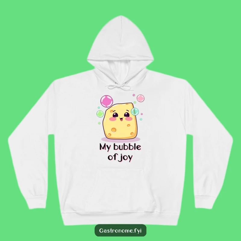 Funny Cheese Bubble Hoodie: Cozy Comfort and Cheerful Vibes