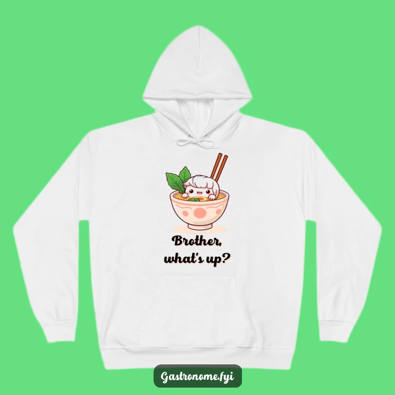 Funny Ramen Peek Hoodie: Cozy Up With Curiosity - Perfect Funny Gift