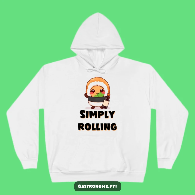 Funny Sushi Roll Hoodie - Cozy & Confident Comfort Gift
