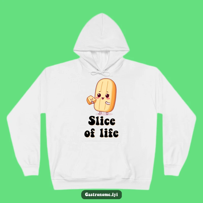 Funny Baguette Slice Hoodie: Cozy Up With Generosity - Perfect Funny Gift
