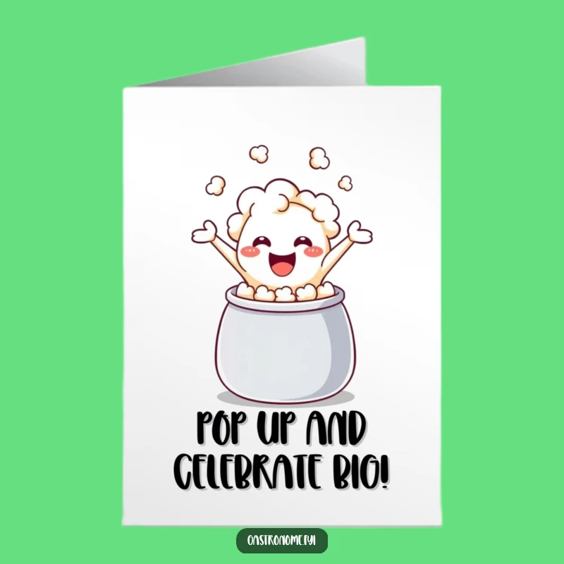 Free Printable Birthday Card: Giggling Popcorn Fun, Hilarious Downloadable Gift