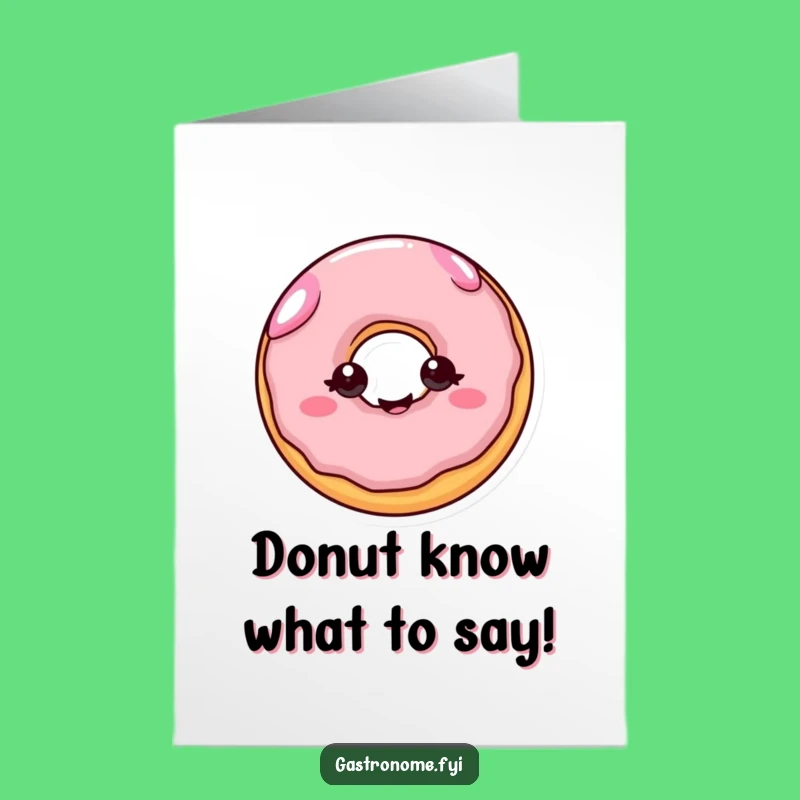 Free Printable Donut Thank You Card: Humorous Downloadable Gift for Sweet Gratitude