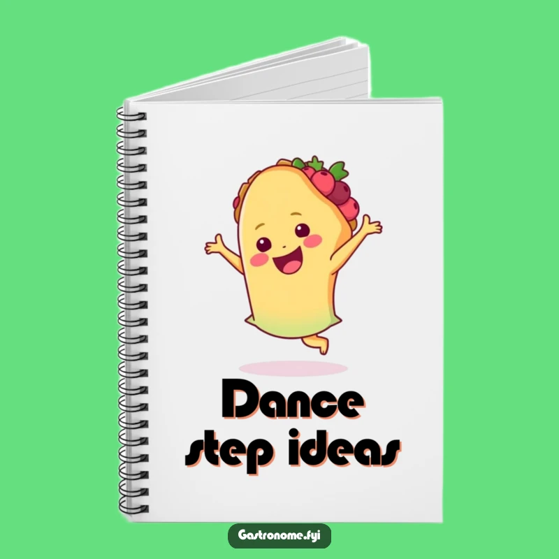 Funny Taco Dance Notebook: Fiesta Notes, Joyful Salsa Design, Perfect Funny Gift