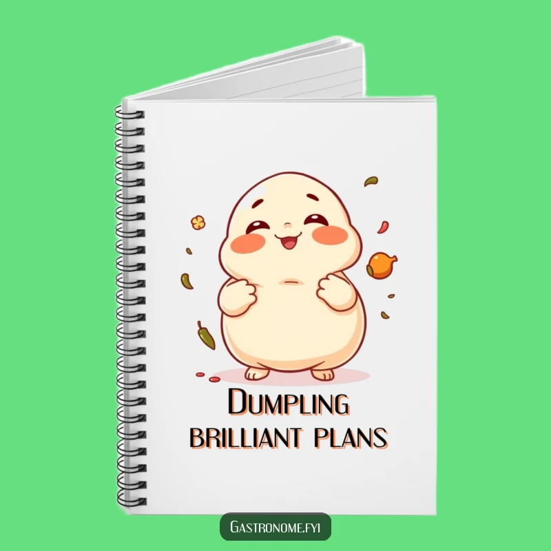 Funny Dumpling Juggler Notebook: Jot Down Ideas with Giggles