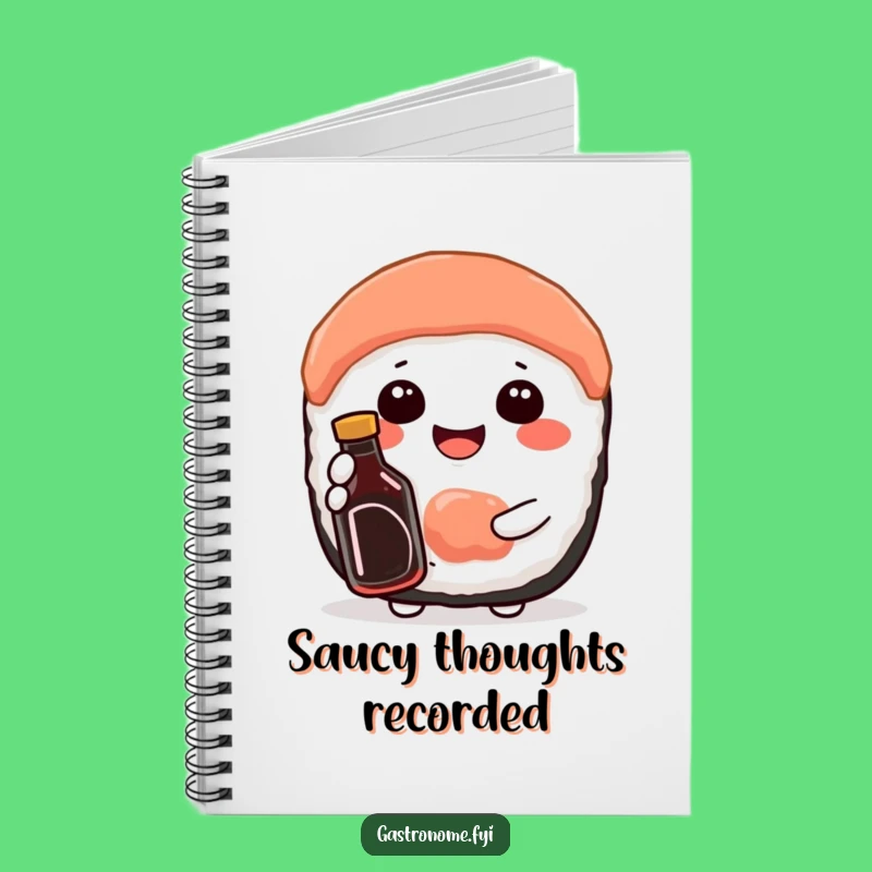 Funny Sushi Notebook: Jot Down Your Delicious Ideas
