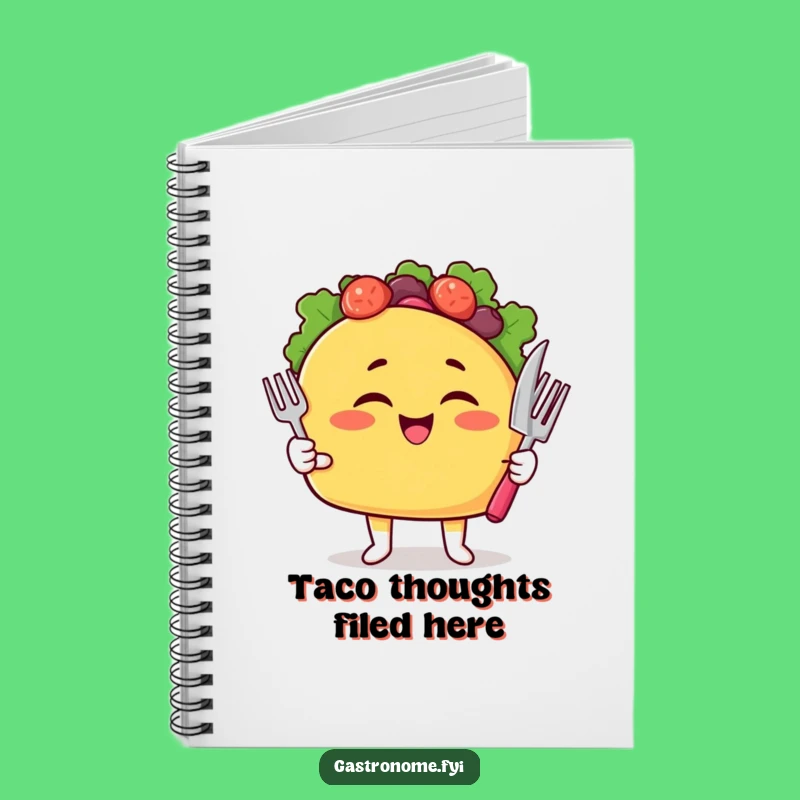 Funny Taco Fiesta Notebook: Jot Down Ideas with Spicy Flair