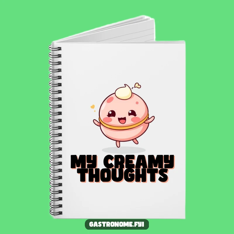 Funny Giggling Macaroon Notebook - Jot Down Fun with this Sweet Funny Gift