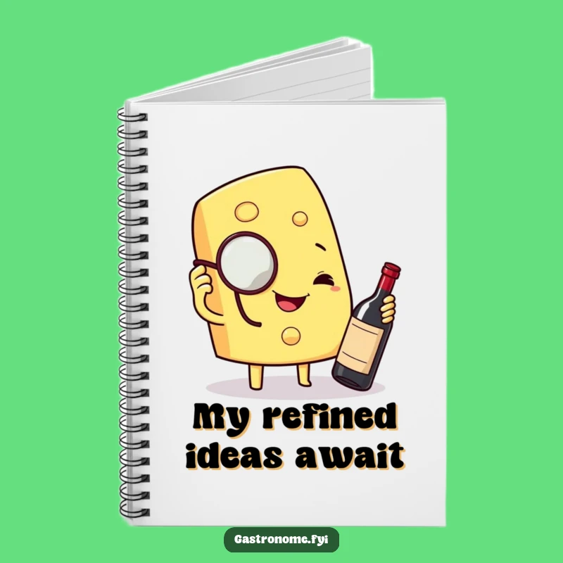 Funny Cheese Wedge Journal: Jot Down Gourmet Thoughts with Humor, Perfect Funny Gift