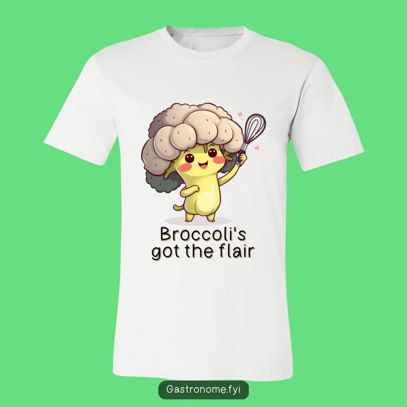 Funny Broccoli Chef T-Shirt - Kitchen Drama Funny Gift
