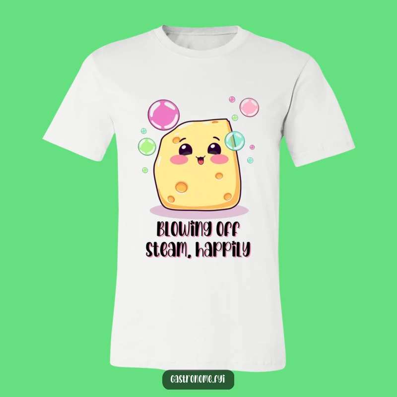 Funny Cheese Bubble T-Shirt: Wear Your Joyful, Bubbly Personality