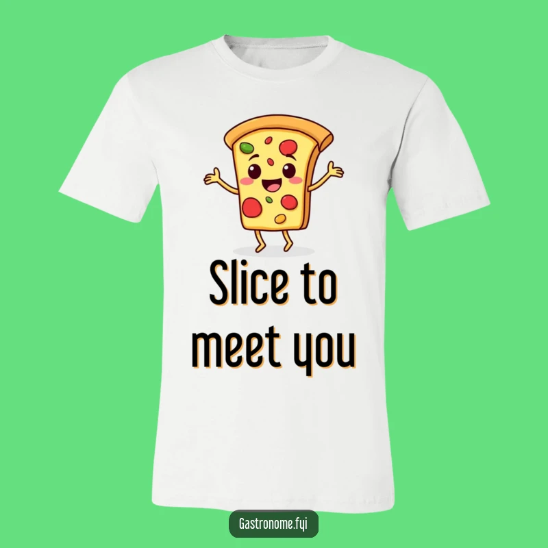 Funny Pizza Jigging T-Shirt - Lively Foodie Attire Gift Idea