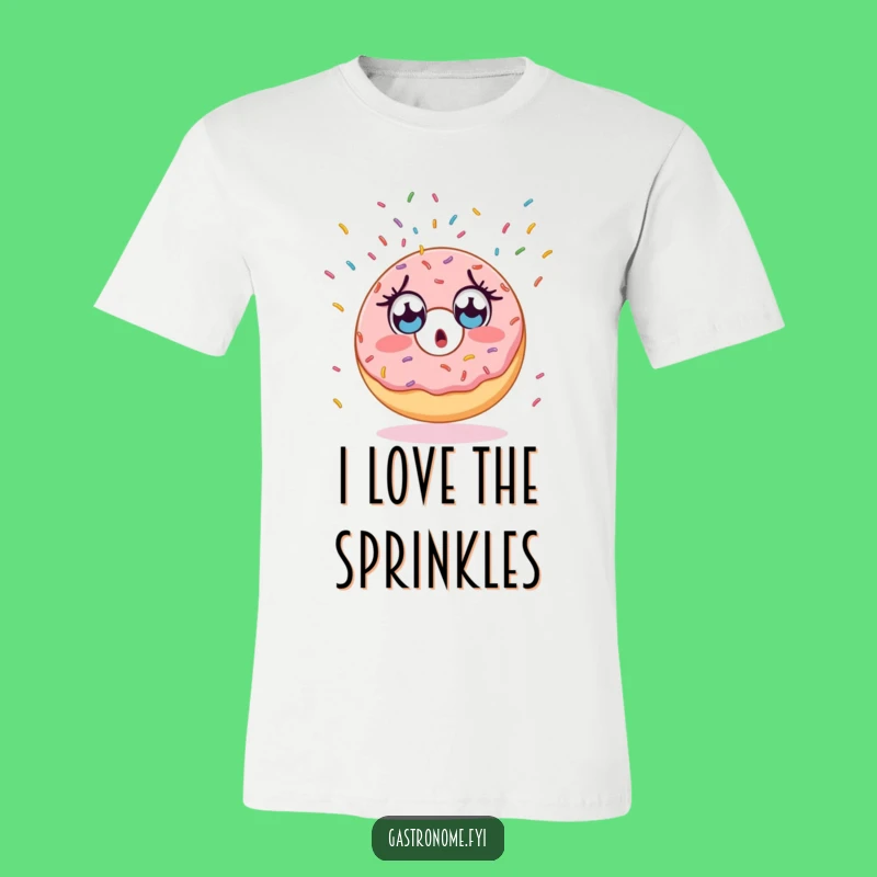 Funny Surprised Donut T-Shirt - Endless Sprinkles Apparel - Your Next Funny Gift