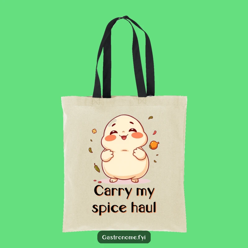 Funny Dumpling Spice Tote Bag: Carry Your Goods with Playful Charm