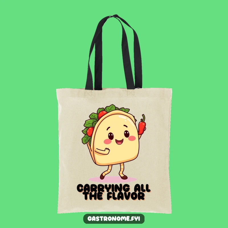 Funny Taco Dance Tote Bag: Carry Your Fiesta Fun, A Hilarious Gift