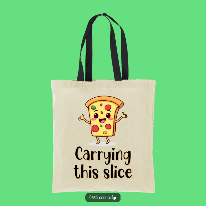 Funny Pizza Jigging Tote Bag - Carry Your Funky Style Gift